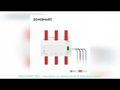 Top BEST Zemismart Tuya Zigbee Smart Energy Meter 3 Phase 4 Wire Power Monitor
