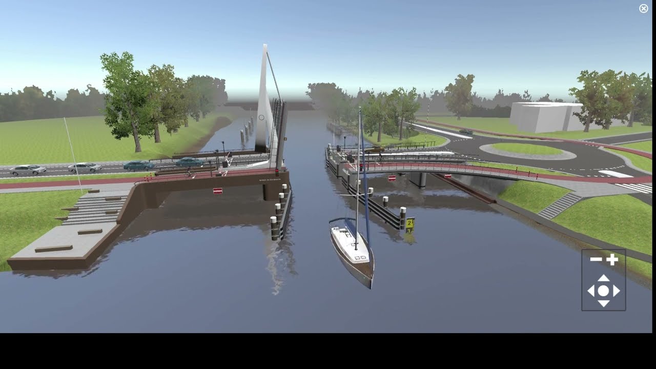 Digital twin Michiel de Ruyterbrug op Urk