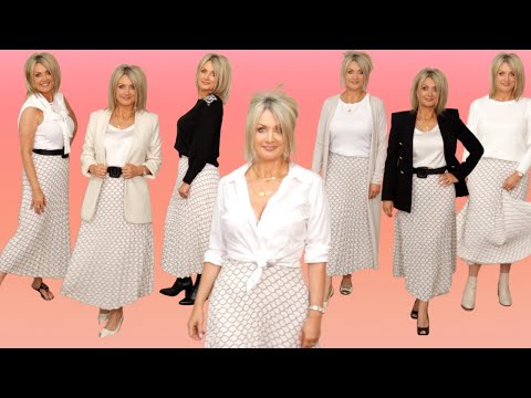 How To Style Pleated Midi Skirt - 8 Outfits (Fashion...