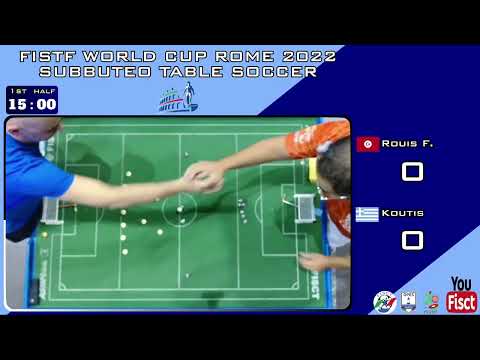 FISTF WORLD CUP ROME 2022   DAY 2   INDIVIDUAL COMPETITION   Rouis v Koutis