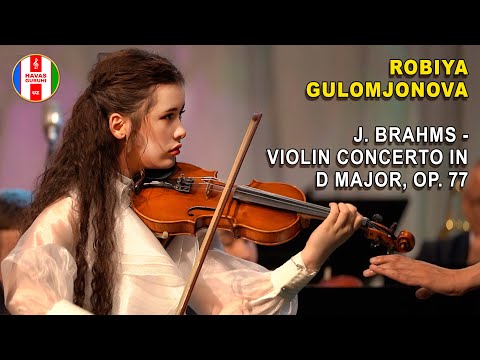 Robiya Gulomjonova HAVAS GURUHI J. Brahms - Violin Concerto in D major, Op.77 UZBEKISTAN 21.05.2024