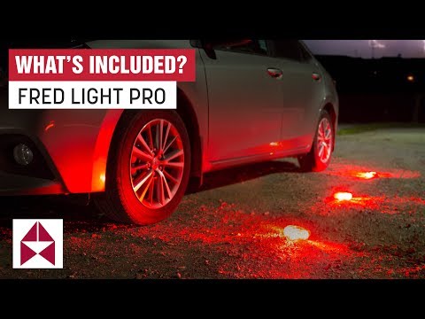 FRED Light PRO Unboxing - Flashing Roadside Emergency Disk - DOT LED Flare