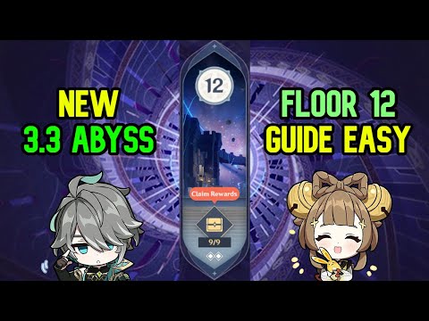 3.4 New Abyss Floor 12 Guide make EASY (ALL 4 STAR WEAP/CHAR)