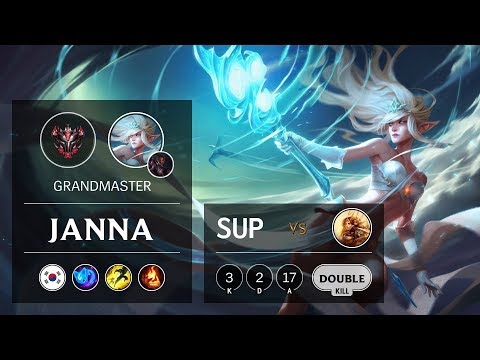 Janna Support vs Leona - KR Grandmaster Patch 9.11