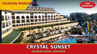 “Crystal Sunset Luxury Resort Odadan Genel Görüntü | Room View Antalya | Vista d