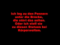 Sido ft. SDP ~ ne leiche (lyrics) 