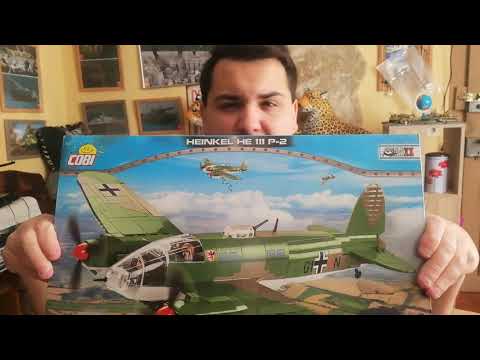Die Heinkel 111 (LEGO-BAUSATZ) P2 Ausführung von COBI (Auspack-Video) (Teil 1)
