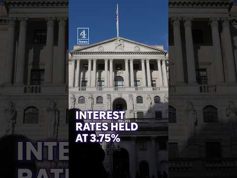 Bank of England holds rates at 3.75% amid rising inflation