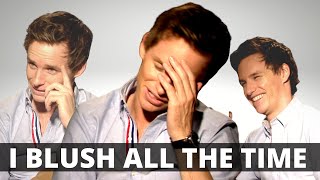 EDDIE REDMAYNE (Gets Shy) About LOVE, Romance and movie KISSES 😍