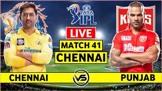 Chennai Super Kings v Punjab Kings Live Scores | CSK vs PBKS Live Scores & Commentary | Last 8 Overs