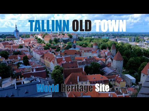 Estonia, Tallinn Medieval Old Town, World Heritage Site and the best old town in the Baltic Region