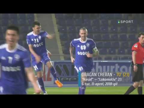 Superliga, 6-tur. Nasaf - Lokomotiv 2:1. Dragan Cheran goli (11.04.2018)