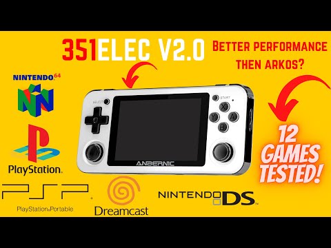 351ELEC 2.0 Quick Review and Emulation Test RG351P