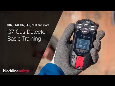 Blackline Safety G7c Basic Training - Gas Detection Systems | SO2, H2S, Cl2, LEL, NH3 | Gas Detector