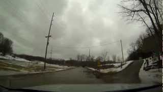 preview picture of video 'Maquoketa River Flooding (3/11/2013)  Drive to Lakehurst Dam (By: David Voy)'