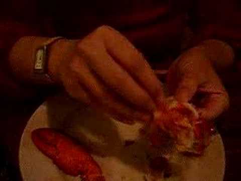 How to eat lobster