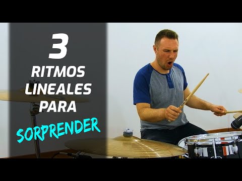 3 Amazing Linear Drum Rhythms - How to Play Drums