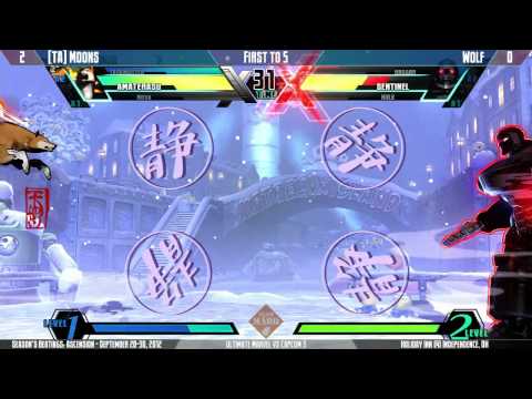 SB:A - UMvC3 - [TA] Moons vs Wolf