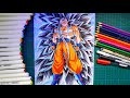 How to Draw Goku super Saiyan infinity [Full Body] | Dragonball