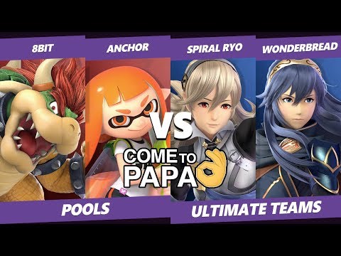 CtP3 SSBU - Wonderbread & Ryo Vs. 8Bit & Anchor - Smash Ultimate Teams Tournament Pools