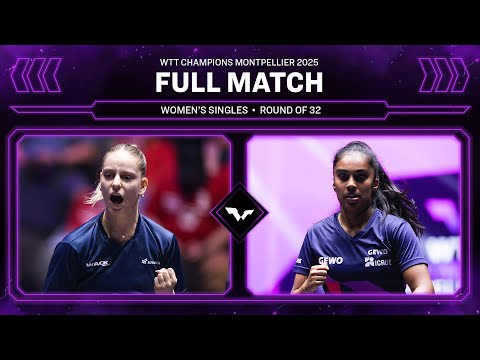 FULL MATCH | Charlotte Lutz vs Prithika Pavade | WS R32 | #WTTMontpellier 2025