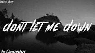 Don't let me down (instrumental cover) #UNFAMOUS
