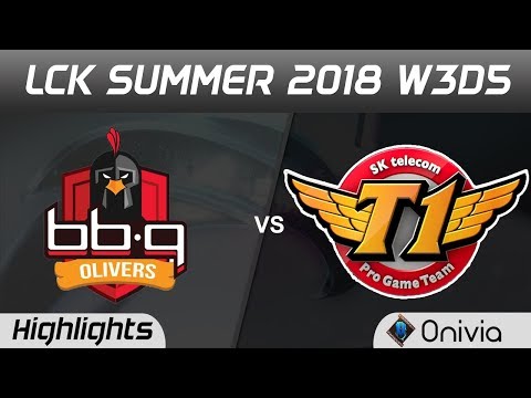 BBQ vs SKT Game 2 Highlights LCK Summer 2018 W3D5 BBQ Olivers vs SK Telecom T1 by Onivia