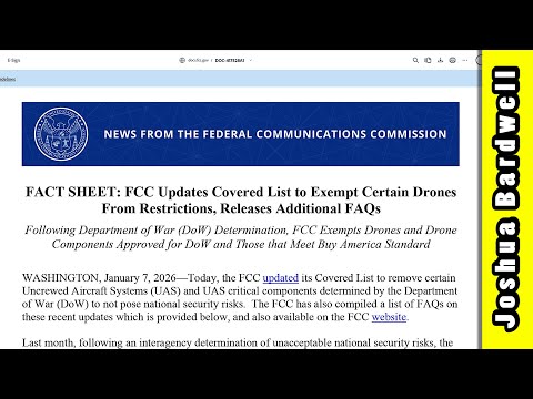 FCC Updates Covered List to Exempt "Certain Drones"
