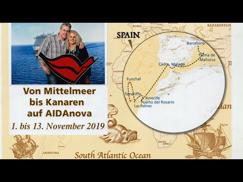AIDAnova Trans-Reise Mittelmeer / Kanaren November 2019