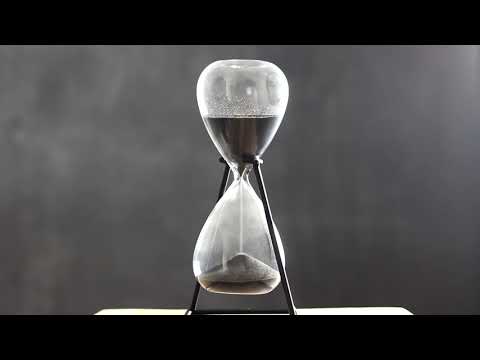4K HD Free Stock Footage - Royalty Free -Hourglass Sand Time Clock Timer Glass Hour