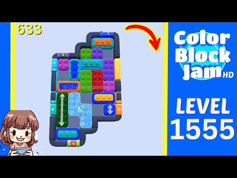 Color Block Jam Level 633 (1555) Solution Walkthrough