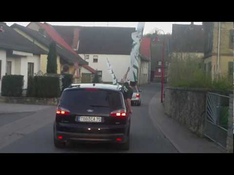 Zweiter Platz - Autokorso