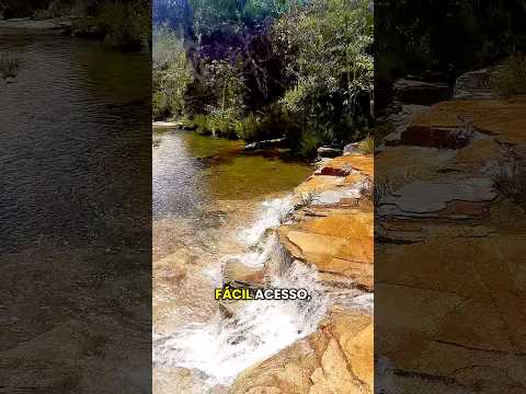 Paraiso de fácil acesso #brasilsurreal #explorebrasil #cachoeira #surreal #minasgerais