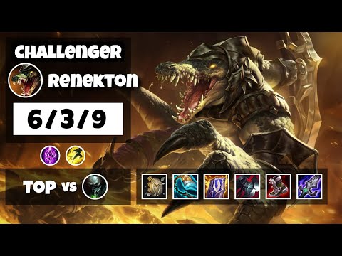 Renekton vs Urgot NA Challenger TOP (6/3/9) - v11.11