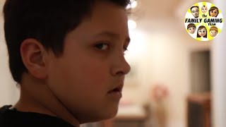 PUPPY GAMING!! FGTEEV Giant Squishy Boulder Crushes Everything, even a YETI (skit)