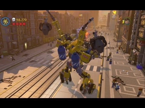 The LEGO Movie Videogame - Bricksburg Under Attack 100% Guide (Gold Instruction Pages/Pants)