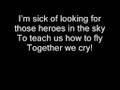 We Cry by The Script - With lyrics on screen 
