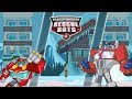 Transformers Rescue Bots Disaster Dash Heatwave And Optimus Prime To The Rescue