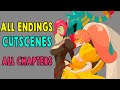 Sucker For Love First Date - All Ending Cutscenes - All Chapters 1, 2, 3