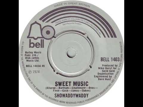 UK New Entry 1975 (43) Showaddywaddy - Sweet Music