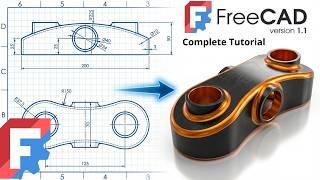 FreeCAD  - Complete Beginner Tutorial Step by Step Exercise 36