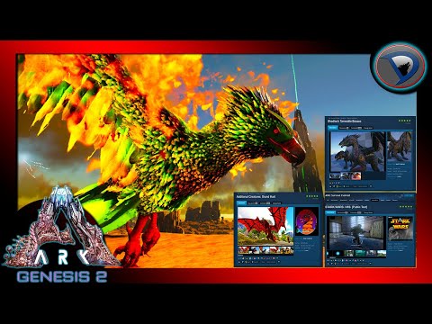 Ark Gen2 Cluster Adventure! Ep 24: Phoenix Taming, Kaiju Battles, & New Mod Additions!