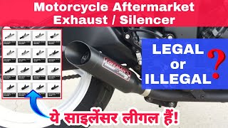 Aftermarket Exhaust / Silencer For Motorcycle - LE