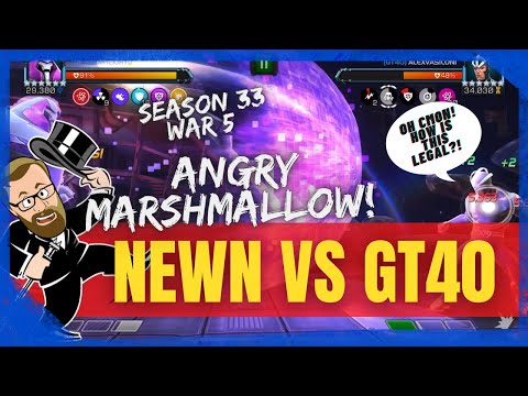 As Close As Wars Can Get!  NEWN Vs GT40! Alliance War 5, Season 33!