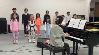 구리시 음악창작소 '레츠고 동요대회' 어린이 연습영상 이미지