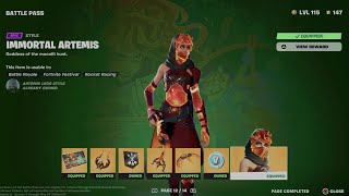 How to Unlock Immortal Artemis Style in Fortnite | Battle Pass Rewards Page 12