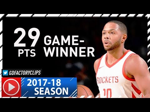 Eric Gordon Full Highlights vs Sixers (2017.10.25) - 29 Pts, GAME-WINNER
