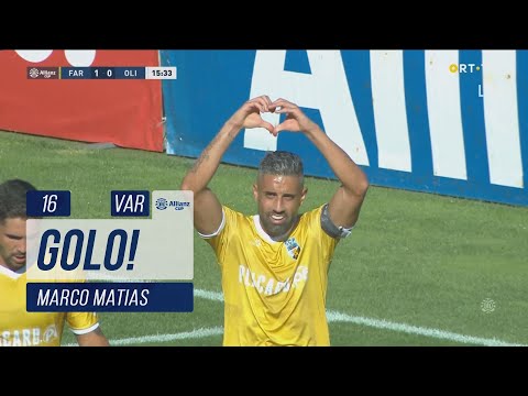 Golo Marco Matias: SC Farense (1)-0 UD Oliveirense (Taça da Liga 23/24 - 2ª Fase)