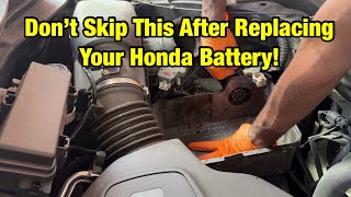 Don’t Skip This After Replacing Your Honda Battery! ( Pilot, Passport, Ridgeline PCM Reset )