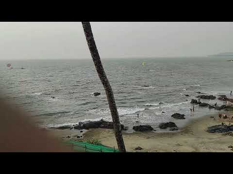 Sunset at Calangute beach in Goa